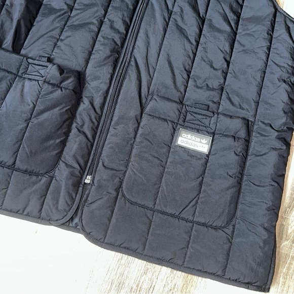 Mens Adidas Originals Men's Black Padded Vest GN8047 - Picture 4 of 8